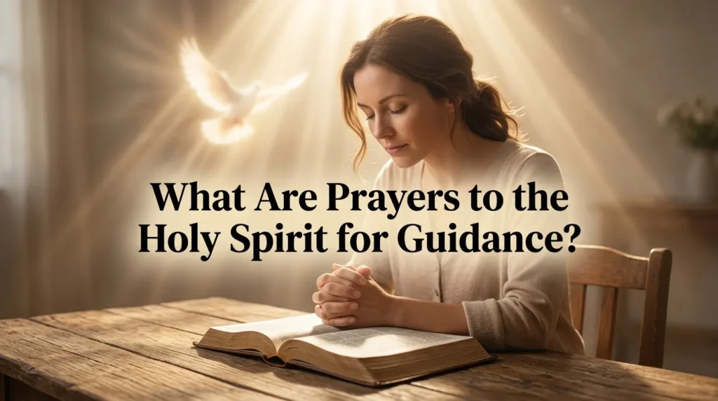 What Are Prayers to the Holy Spirit for Guidance?